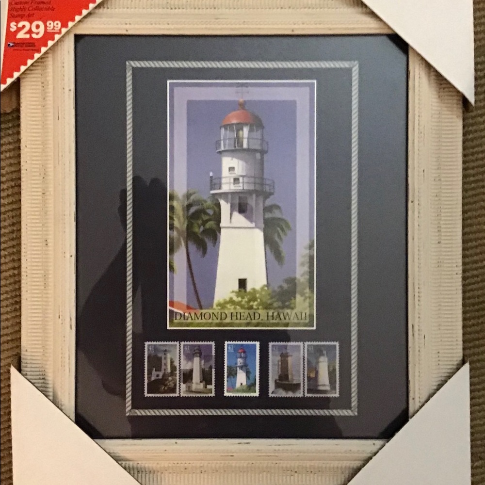 Like new. Diamond Head in Hawaii Framed Picture